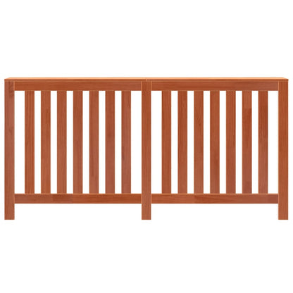 Radiator Cover Wax Brown 169x19x84 cm Solid Wood Pine