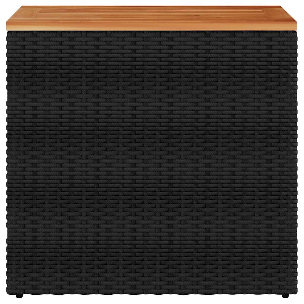 Garden Side Table | Black and Brown