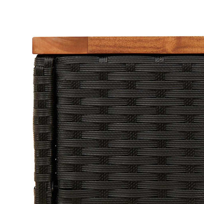 Garden Side Table | Black and Brown