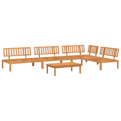 Pallet Sofa Set | Natural Wood | Solid acacia wood | 5 Piece Set