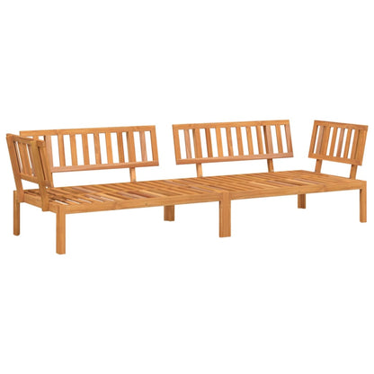 Garden Pallet Corner Sofa | Natural wood | Solid acacia wood | Large