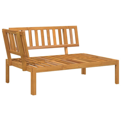 Garden Pallet Corner Sofa | Natural wood | Solid acacia wood | Large