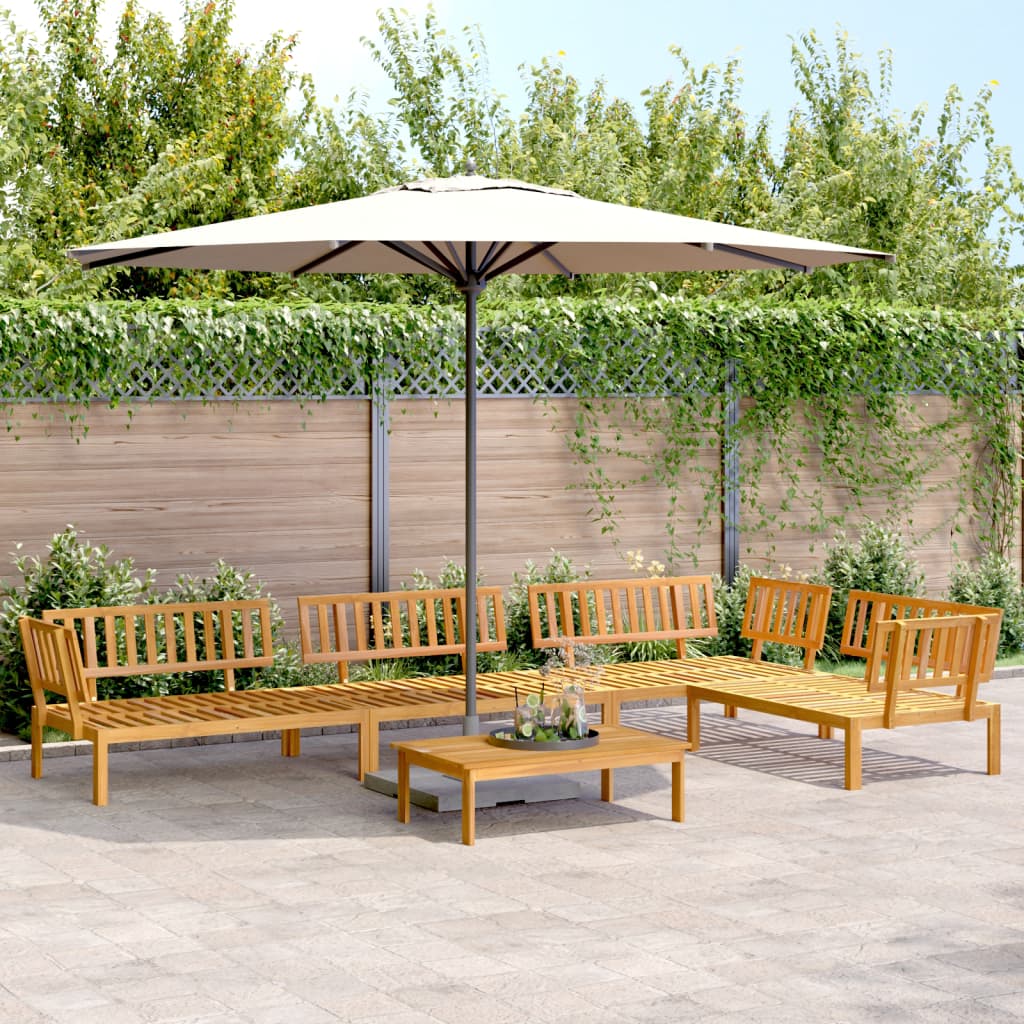 Pallet Sofa Set | Natural wood | Solid acacia wood | Medium | Modular