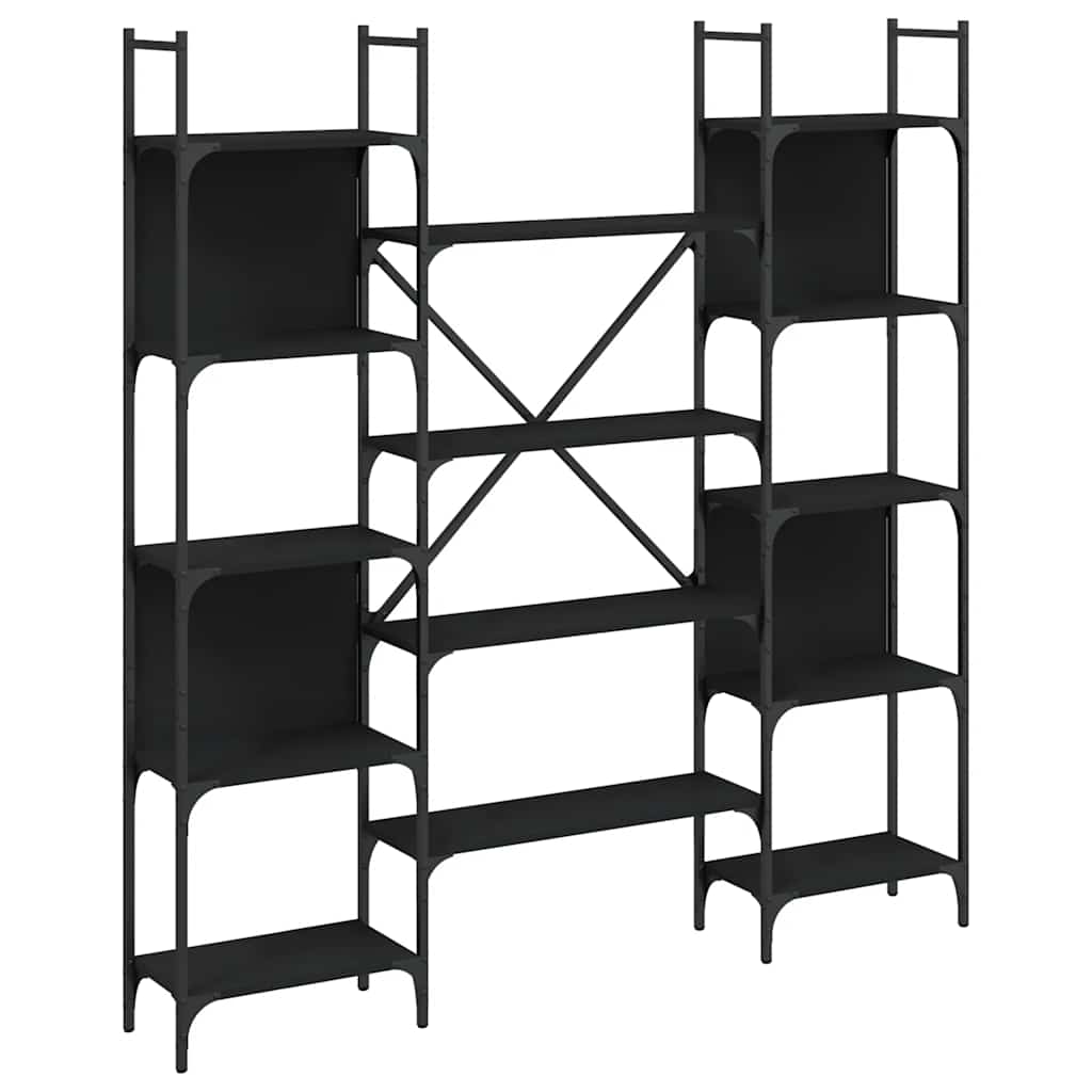 Bookshelf | Black | Engineered wood | Large | Bookshelf | Rectangular