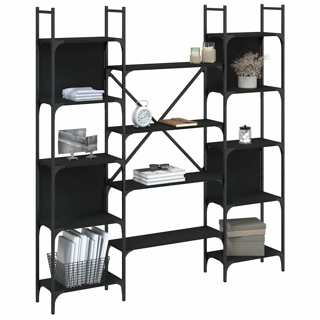 Bookshelf | Black | Engineered wood | Large | Bookshelf | Rectangular