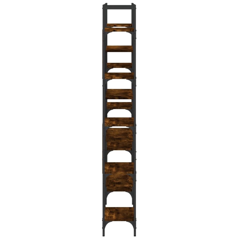 Bookshelf | Smoked oak | Engineered wood | Large | Bookshelf