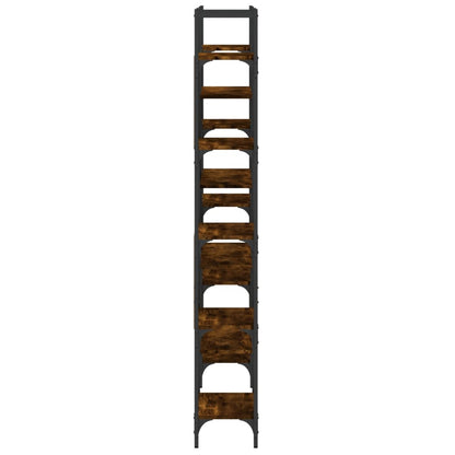 Bookshelf | Smoked oak | Engineered wood | Large | Bookshelf