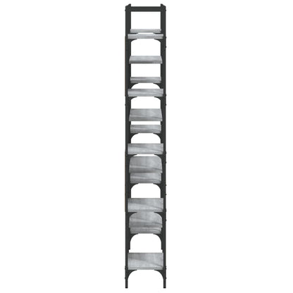 Bookshelf | Grey Sonoma | Engineered wood, powder-coated steel | Tall