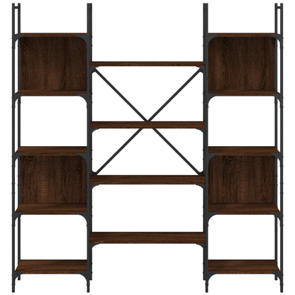 Bookshelf | Brown oak | Engineered wood | Tall | Bookshelf | Rectangular