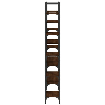 Bookshelf | Brown oak | Engineered wood | Tall | Bookshelf | Rectangular