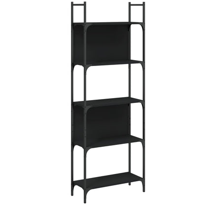Bookshelf | Black | Engineered wood | Tall | Bookshelf | Rectangular