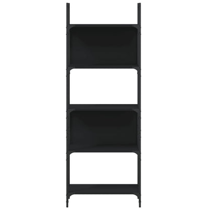 Bookshelf | Black | Engineered wood | Tall | Bookshelf | Rectangular