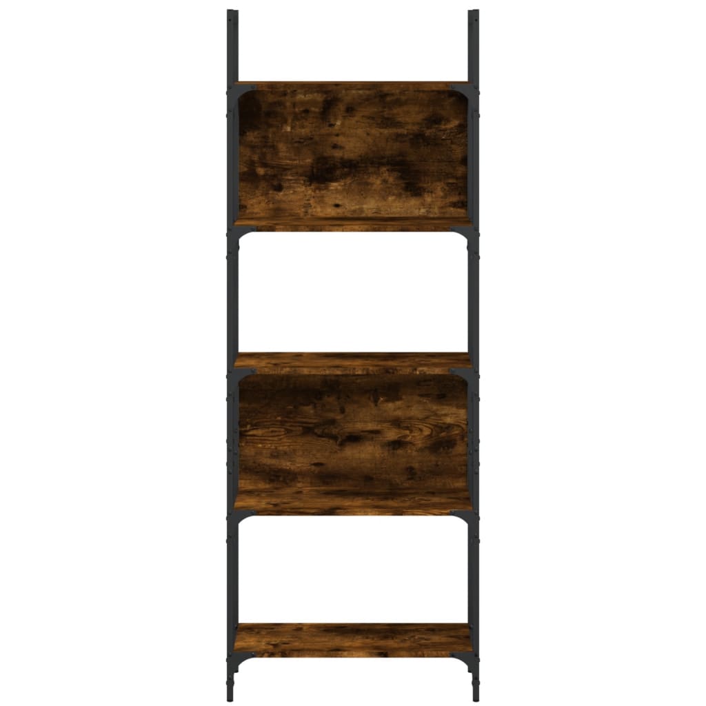 Bookshelf | Smoked Oak | Engineered wood | Tall | Bookshelf | Rectangular