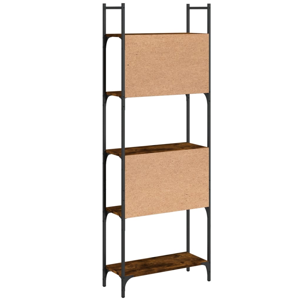 Bookshelf | Smoked Oak | Engineered wood | Tall | Bookshelf | Rectangular