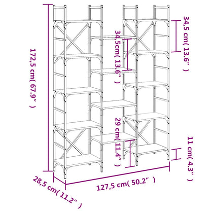 Bookshelf | Black | Engineered wood | Large | Bookshelf | Rectangular