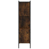 Bookcase Smoked Oak 72x28x109 cm Engineered Wood
