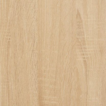 Baker's Rack with Hooks 4-Tier Sonoma Oak Engineered Wood