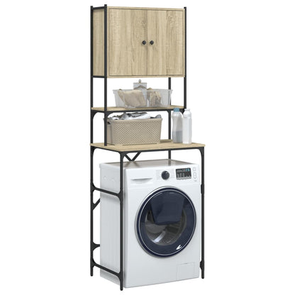 Washing Machine Cabinet Sonoma Oak 68x48.5x194 cm