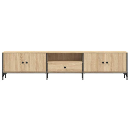 TV Cabinet with Drawer Sonoma Oak 200x25x44 cm Engineered Wood