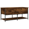 Storage Bench Smoked Oak 100x42.5x47 cm Engineered Wood