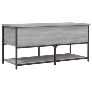 Storage Bench Grey Sonoma 100x42.5x47 cm Engineered Wood