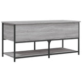 Storage Bench Grey Sonoma 100x42.5x47 cm Engineered Wood