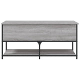 Storage Bench Grey Sonoma 100x42.5x47 cm Engineered Wood