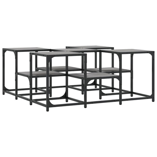 Coffee Table Grey Sonoma 91x91x40 cm Engineered Wood