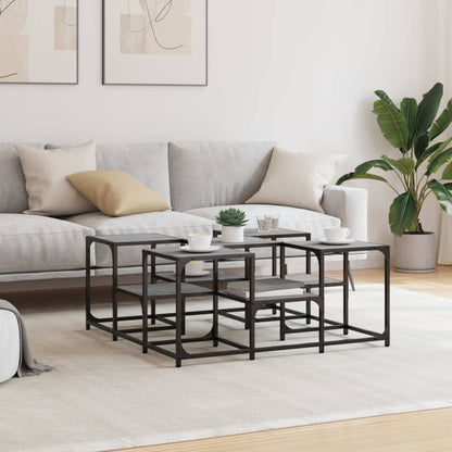 Coffee Table Grey Sonoma 91x91x40 cm Engineered Wood