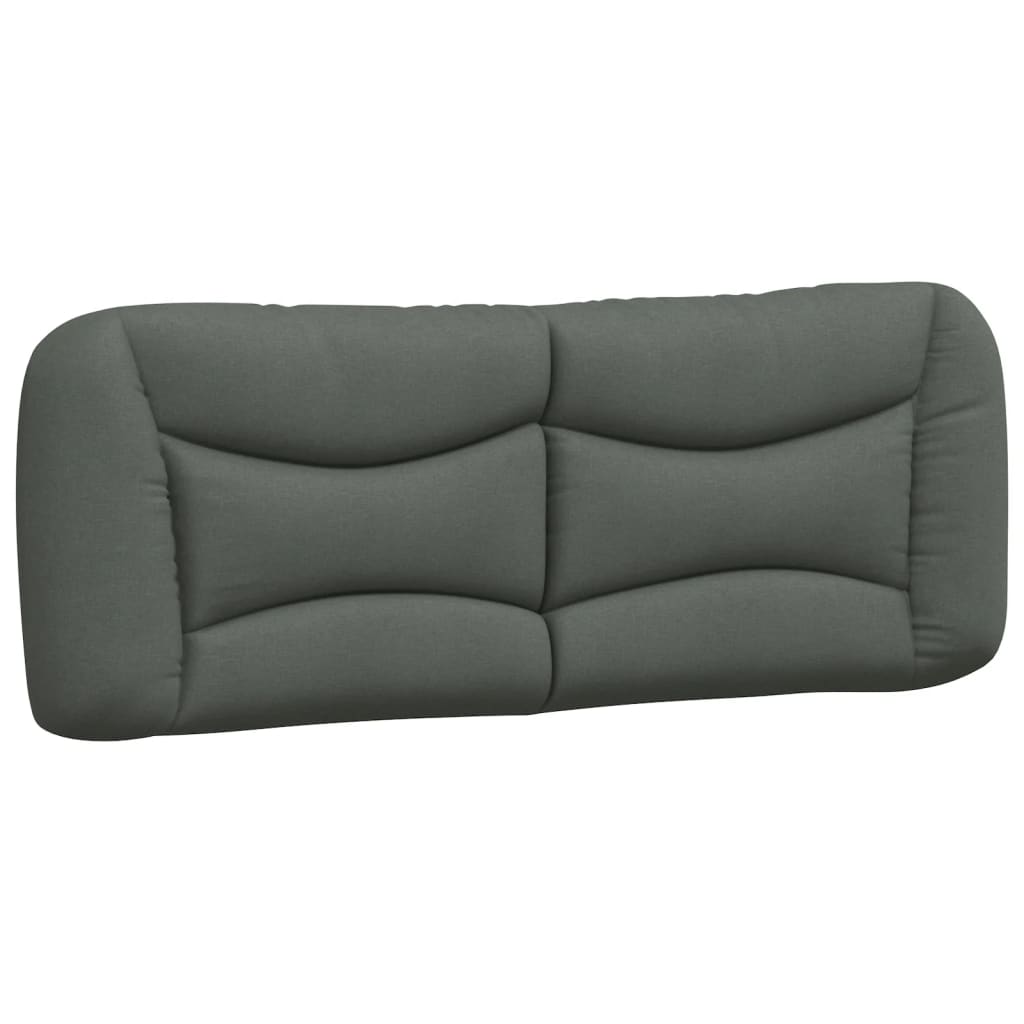 Headboard Cushion "Hvar" Dark Gray 53.9" Fabric