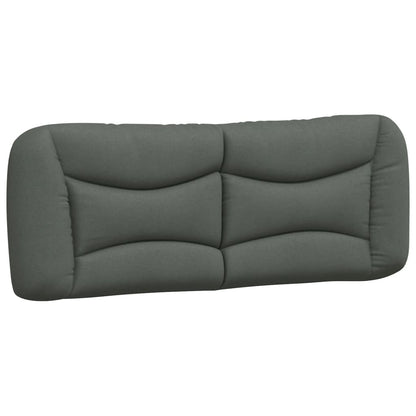 Headboard Cushion "Hvar" Dark Gray 53.9" Fabric