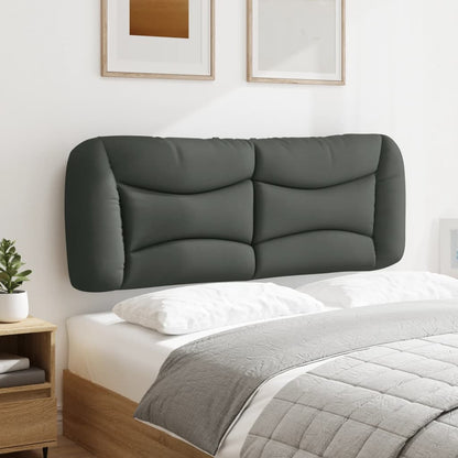 Headboard Cushion "Hvar" Dark Gray 53.9" Fabric