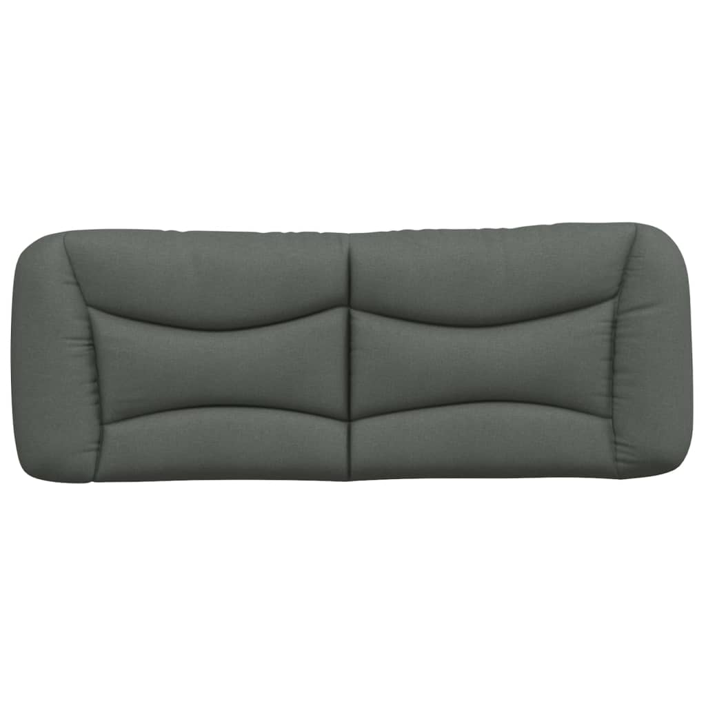 Headboard Cushion "Hvar" Dark Gray 53.9" Fabric