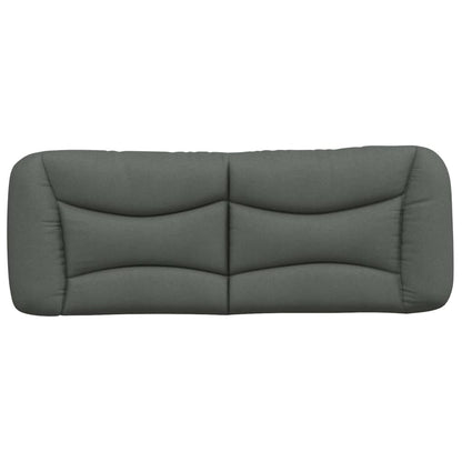 Headboard Cushion "Hvar" Dark Gray 53.9" Fabric