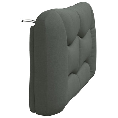 Headboard Cushion "Hvar" Dark Gray 53.9" Fabric