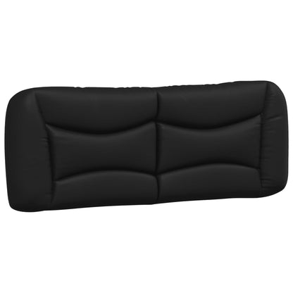 Headboard Cushion "Hvar" Black 53.9" Faux Leather