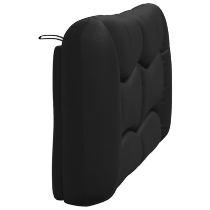 Headboard Cushion "Hvar" Black 53.9" Faux Leather