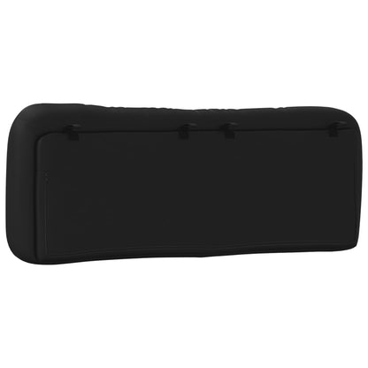 Headboard Cushion "Hvar" Black 53.9" Faux Leather
