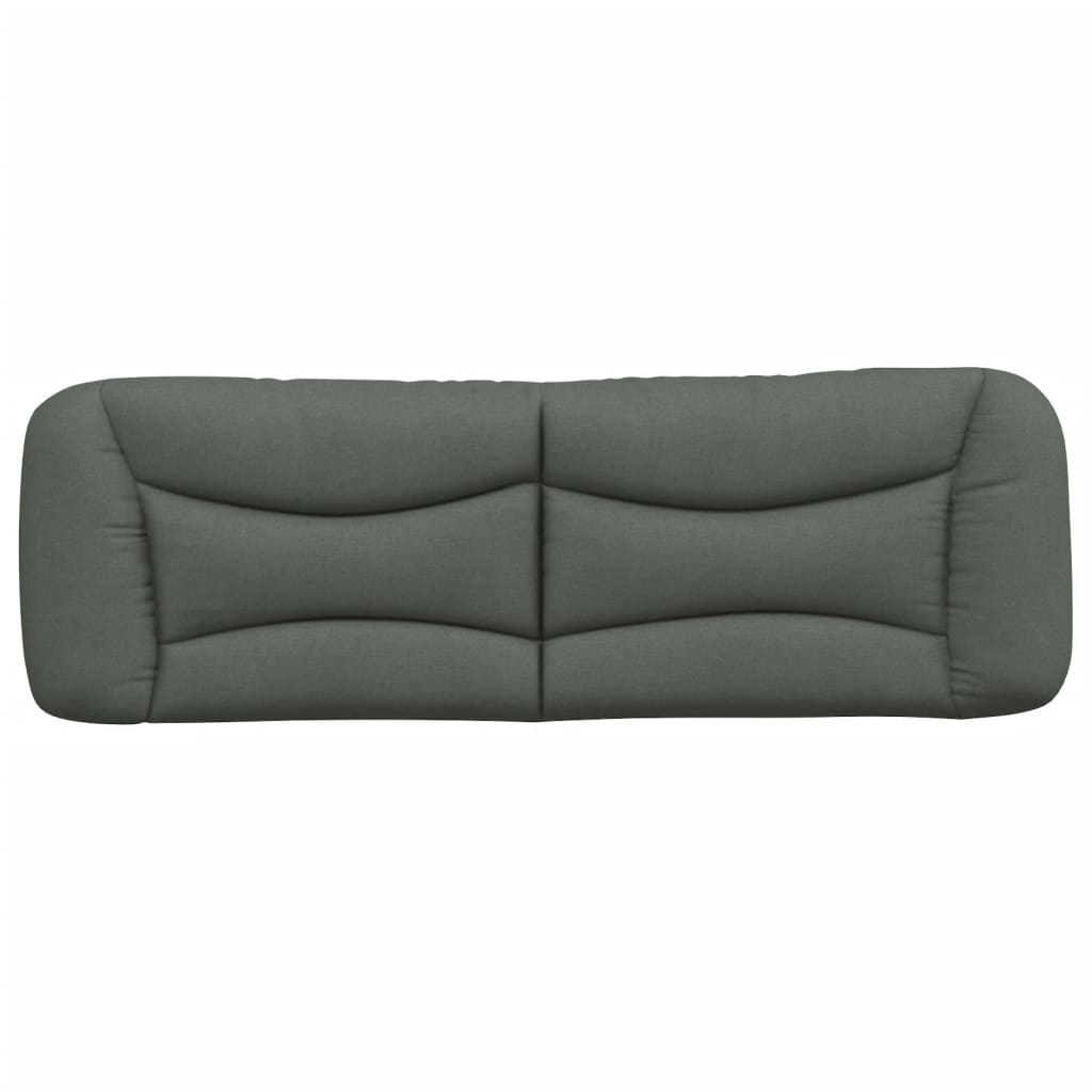 Headboard Cushion "Hvar" Dark Gray 60.2" Fabric