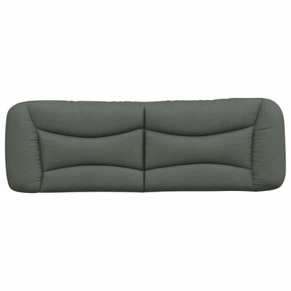 Headboard Cushion "Hvar" Dark Gray 60.2" Fabric