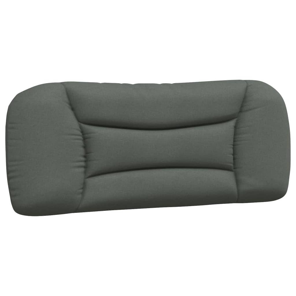 Headboard Cushion "Hvar" Dark Gray 39.4" Fabric