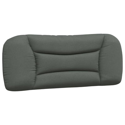 Headboard Cushion "Hvar" Dark Gray 39.4" Fabric
