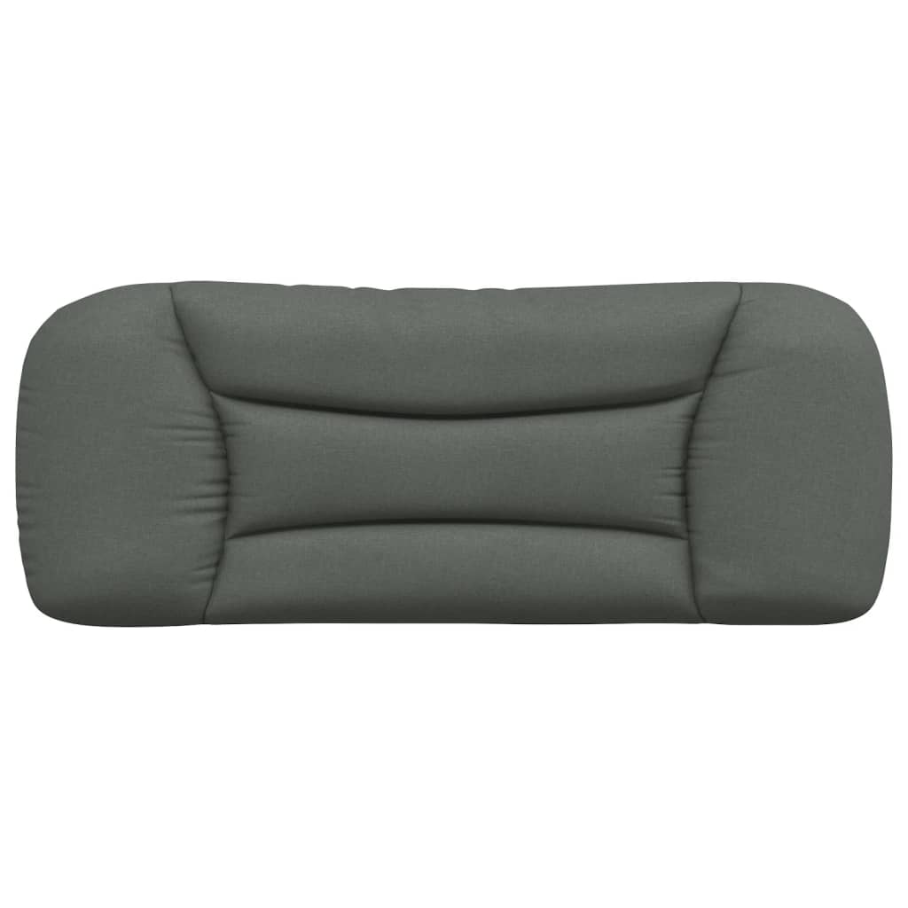 Headboard Cushion "Hvar" Dark Gray 39.4" Fabric