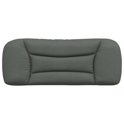 Headboard Cushion "Hvar" Dark Gray 39.4" Fabric