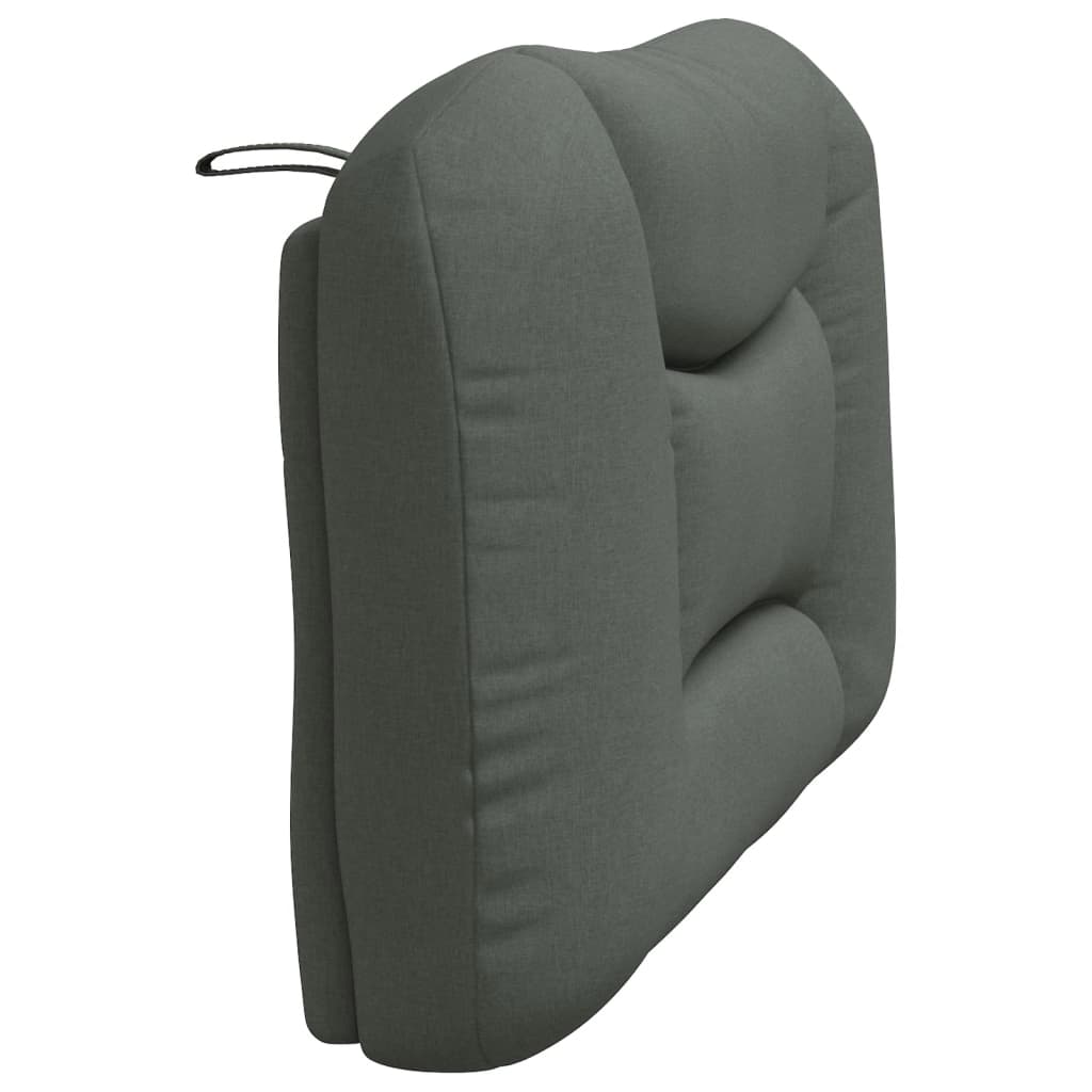 Headboard Cushion "Hvar" Dark Gray 39.4" Fabric