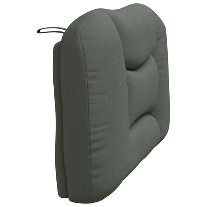 Headboard Cushion "Hvar" Dark Gray 39.4" Fabric