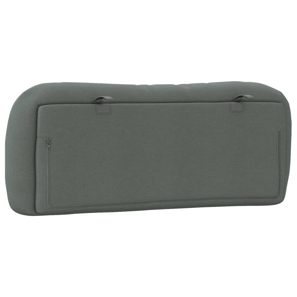 Headboard Cushion "Hvar" Dark Gray 39.4" Fabric