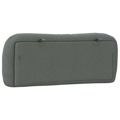 Headboard Cushion "Hvar" Dark Gray 39.4" Fabric