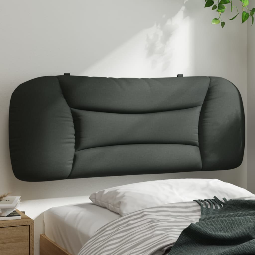 Headboard Cushion "Hvar" Dark Gray 39.4" Fabric