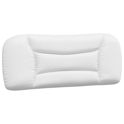 Headboard Cushion "Hvar" White 39.4" Faux Leather